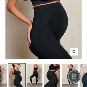 Blanqi Everyday maternity leggings, size large, color black